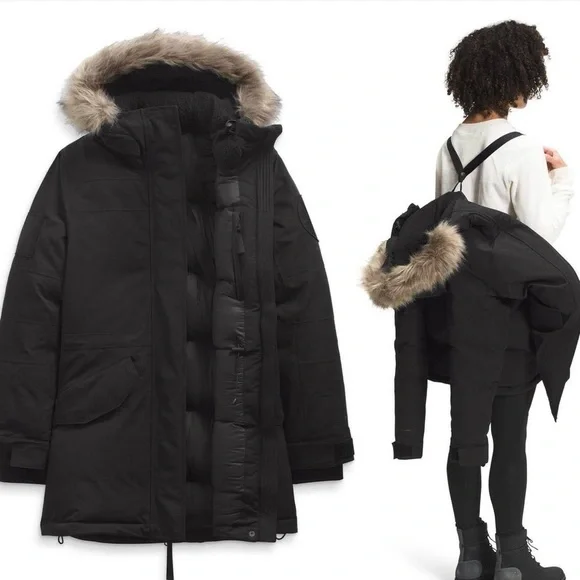 The North Face Expedition McMurdo Parka - Women's with Faux Fur - Picture 4 of 7